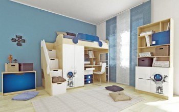 Детская комната Санни (Белый/корпус Клен) в Барабинске - barabinsk.mebel54.com | фото