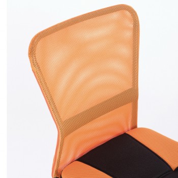 Кресло компактное BRABIX Smart MG-313 (черный, оранжевый) в Барабинске - barabinsk.mebel54.com | фото