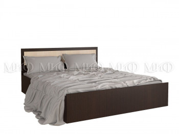 Кровать 1,6 Фиеста (Венге/Дуб беленый) в Барабинске - barabinsk.mebel54.com | фото