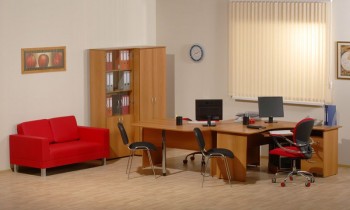 Мебель для персонала Рубин 42 Светлый миланский орех в Барабинске - barabinsk.mebel54.com | фото