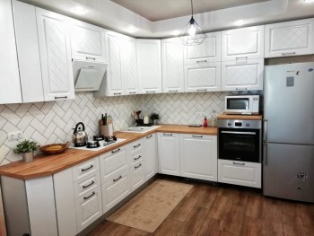 Модульная кухня Гранд (Белый/Пепел) в Барабинске - barabinsk.mebel54.com | фото