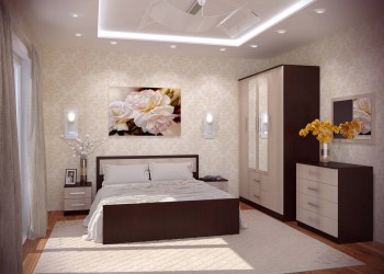 Модульная спальня Фиеста в Барабинске - barabinsk.mebel54.com | фото