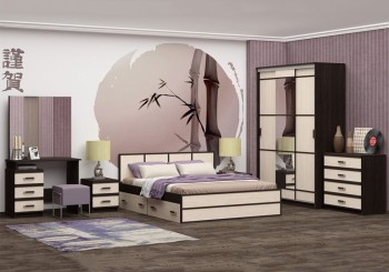 Модульная спальня Сакура в Барабинске - barabinsk.mebel54.com | фото