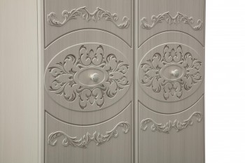 Шкаф 2-х дверный комбинированный "Каролина" (патина) в Барабинске - barabinsk.mebel54.com | фото
