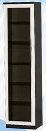 Шкаф средний со стеклодверью ДЛЯ ГОСТИНОЙ ШСС-450 Венге/Дуб выбеленный в Барабинске - barabinsk.mebel54.com | фото